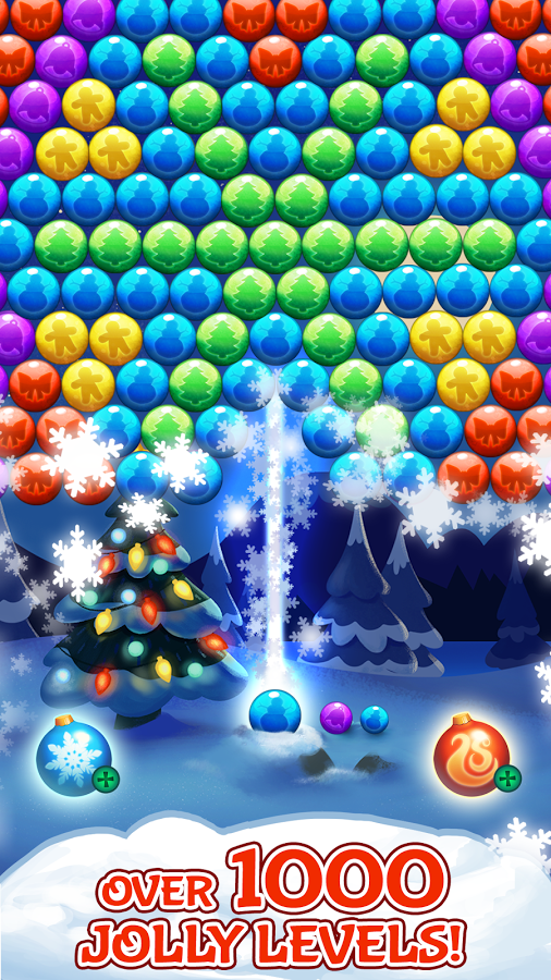 「Bubble Shooter: Christmas day」のスクリーンショット 1枚目