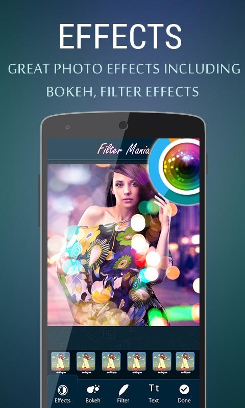 「Photo Filter - Bokeh Effects」のスクリーンショット 3枚目