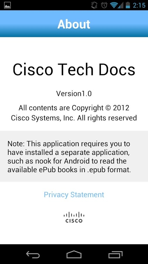 「Cisco Tech Docs」のスクリーンショット 3枚目