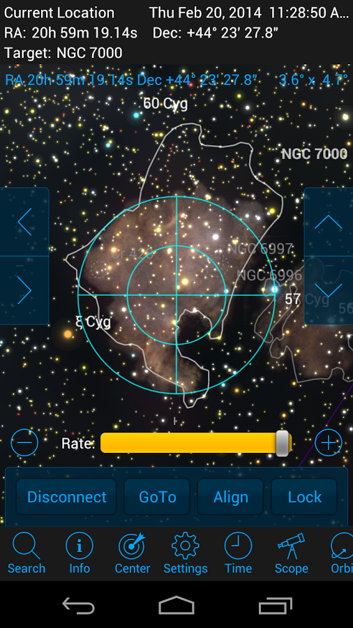「SkySafari 4 Plus: Stargazing」のスクリーンショット 2枚目