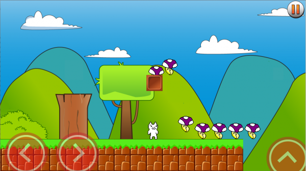 「Cat Mario World : Super Syobon」のスクリーンショット 2枚目
