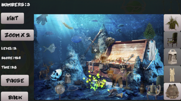 「Aquarium. Hidden objects」のスクリーンショット 2枚目