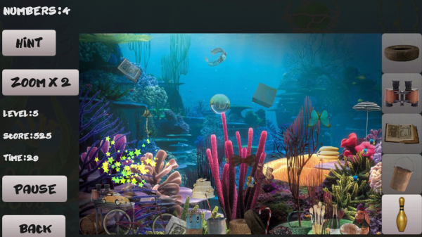「Aquarium. Hidden objects」のスクリーンショット 3枚目