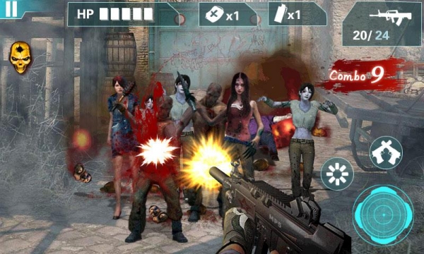 「Zombie Sniper- City Game3D」のスクリーンショット 1枚目