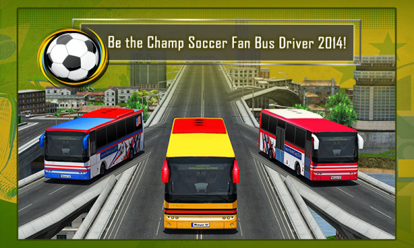 「Soccer Fan Bus Driver 3D」のスクリーンショット 1枚目