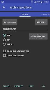 「RAR」のスクリーンショット 4枚目
