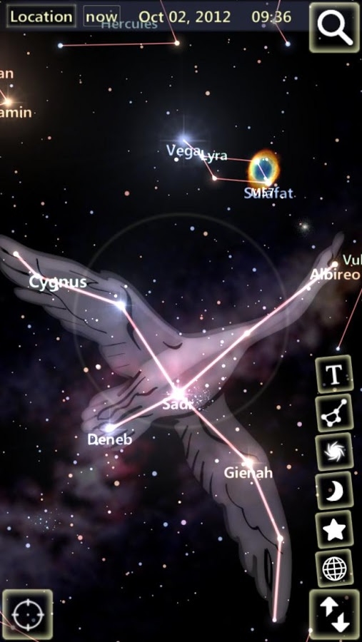 「Star Tracker - Mobile Sky Map」のスクリーンショット 1枚目