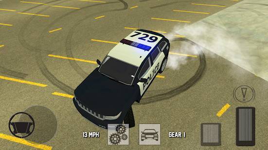 「Tuning Police Car Drift」のスクリーンショット 2枚目