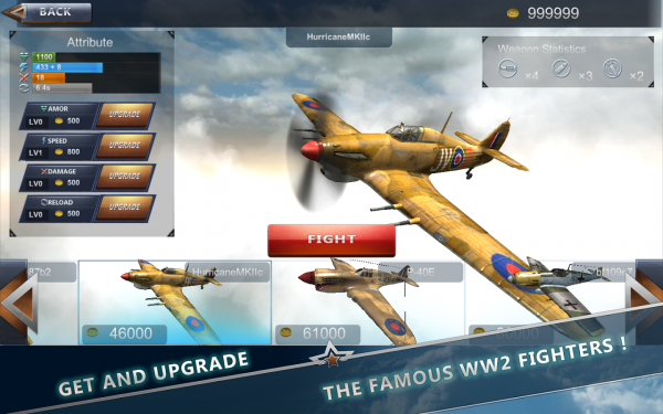 「WW2航空機バトル3D」のスクリーンショット 3枚目