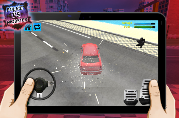 「ギャング駐車場3D VS警察」のスクリーンショット 1枚目