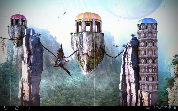 「Fantasy World 3D LWP」のスクリーンショット 2枚目