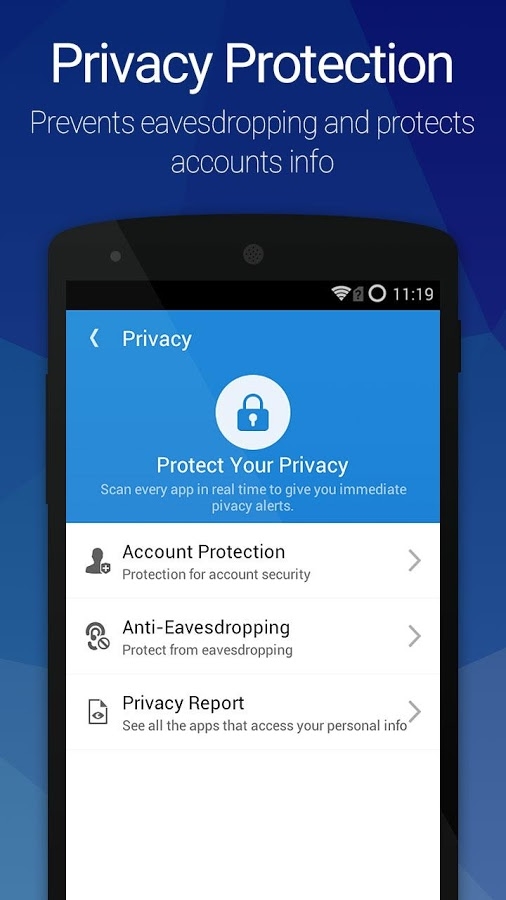 「Antivirus Pro—Android Security」のスクリーンショット 3枚目