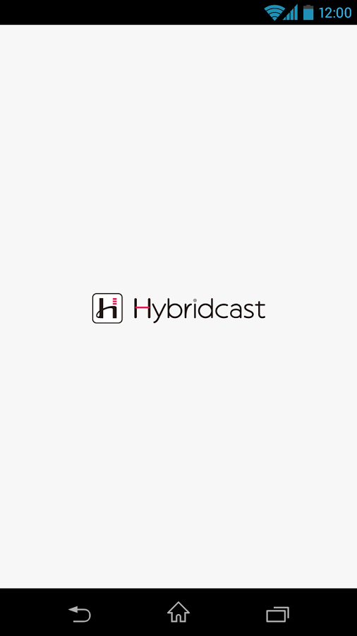 「Hybridcastランチャー」のスクリーンショット 1枚目