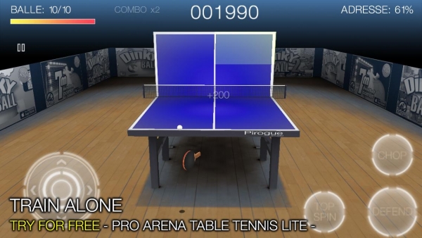「Pro Arena Table Tennis」のスクリーンショット 2枚目