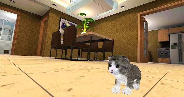 「子猫猫シミュレータ3D」のスクリーンショット 1枚目