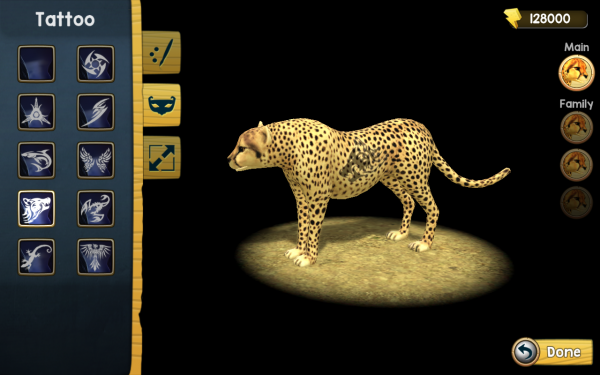「Wild Cheetah Sim 3D」のスクリーンショット 3枚目