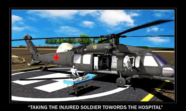 「軍のヘリコプター救急車」のスクリーンショット 1枚目