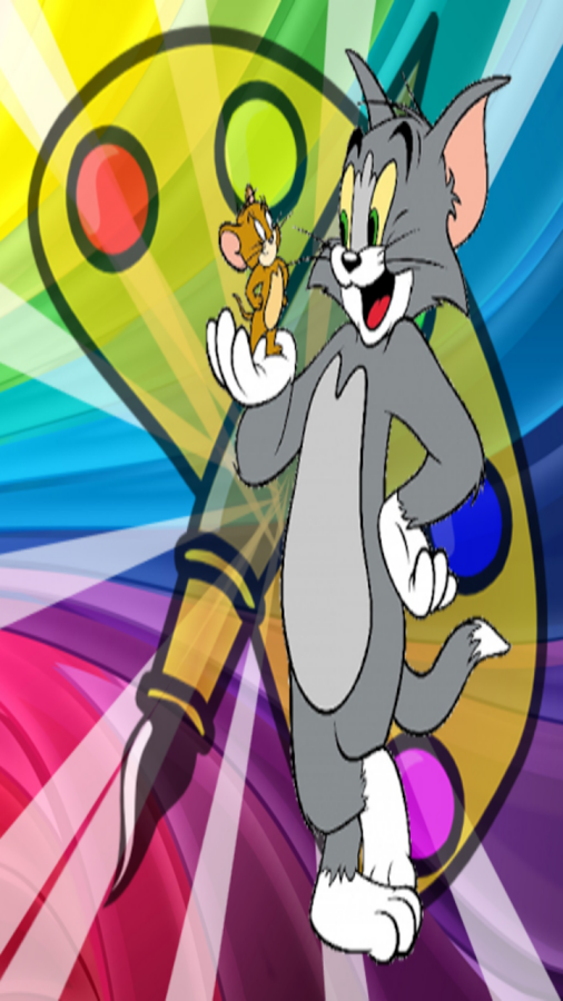 「Coloring Fun : Tom and Jerry」のスクリーンショット 1枚目