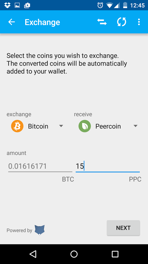 「Coinomi Bitcoin Altcoin Wallet」のスクリーンショット 3枚目