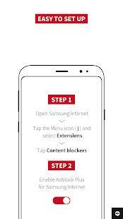 「Adblock Plus for Samsung Internet - Browse safe.」のスクリーンショット 2枚目