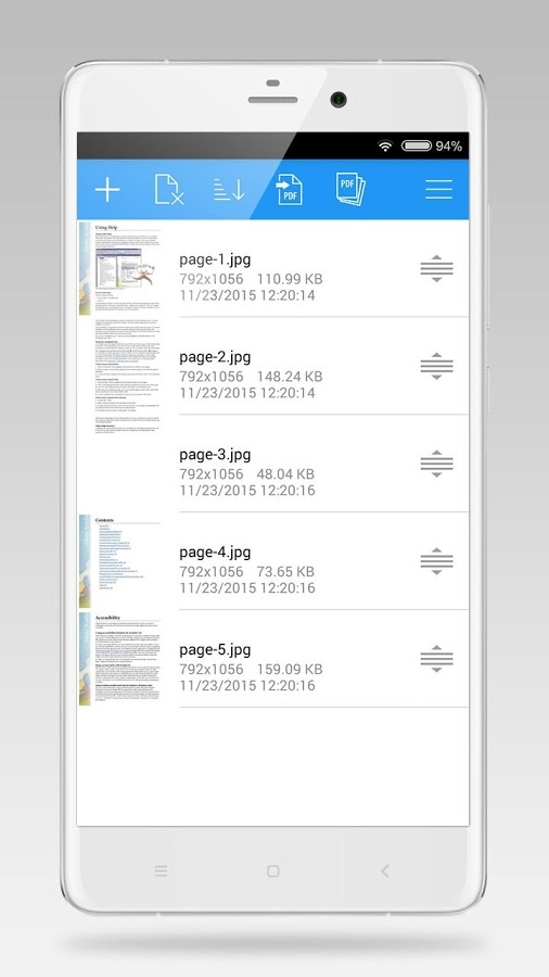 「PDFのコンバーターへの画像」のスクリーンショット 1枚目