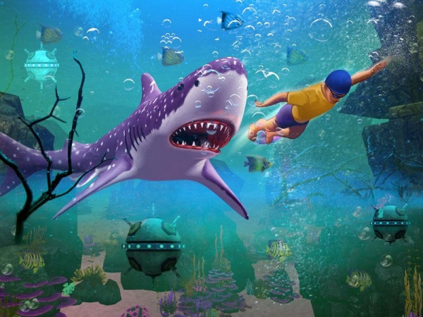 「Shark Simulator 3d Game」のスクリーンショット 1枚目