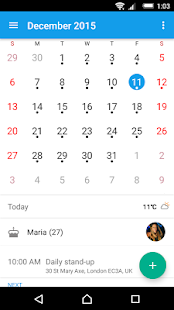 「Xperia™カレンダー」のスクリーンショット 1枚目