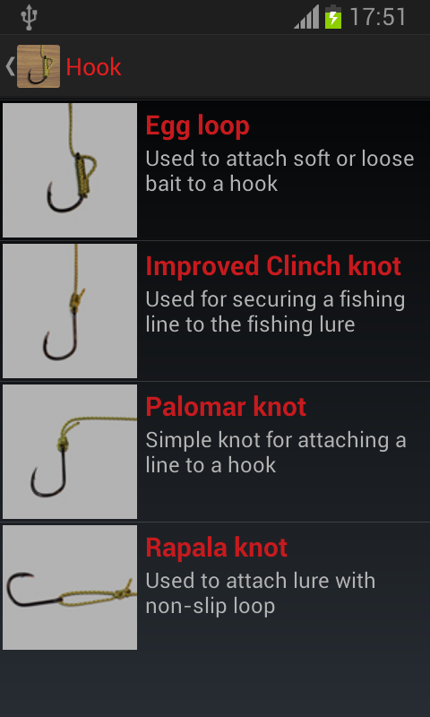 「Useful Fishing Knots Pro」のスクリーンショット 2枚目