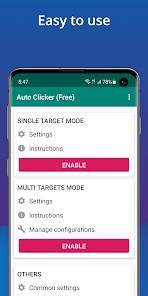 「Auto Clicker - Automatic tap」のスクリーンショット 1枚目