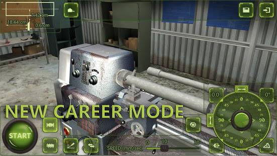 「Lathe Machine 3D:フライス盤・旋盤加工シミュレーションゲーム」のスクリーンショット 3枚目