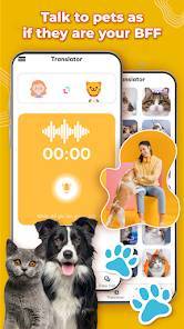 「Dog & Cat Translator Prank App」のスクリーンショット 1枚目