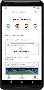 「Video Downloader - Save Video」のスクリーンショット 1枚目