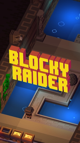 「Blocky Raider」のスクリーンショット 1枚目