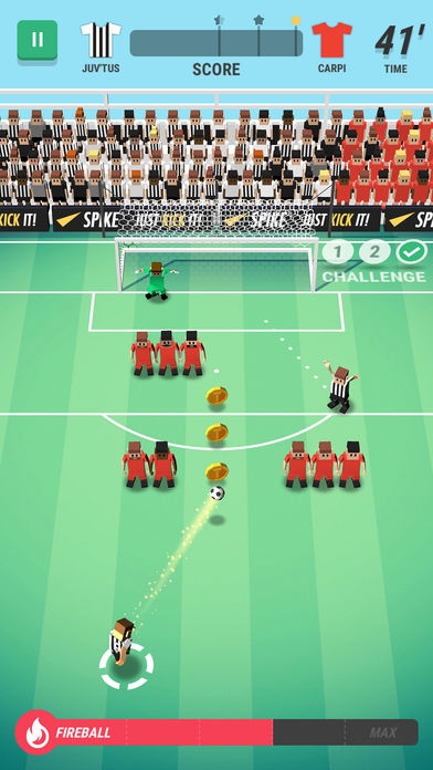 「Tiny Striker: World Football」のスクリーンショット 1枚目