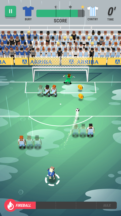 「Tiny Striker: World Football」のスクリーンショット 2枚目