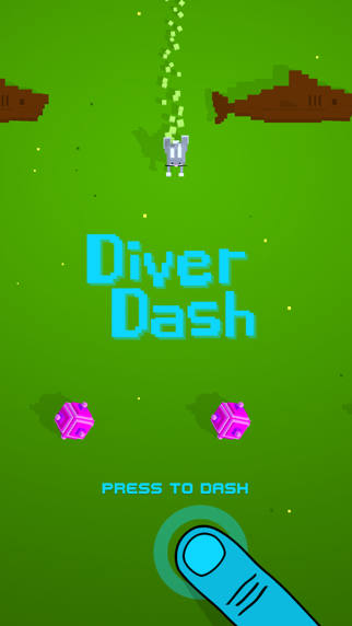 「Diver Dash」のスクリーンショット 1枚目