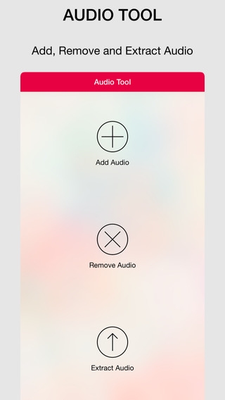 「Video Audio Tool - オーディオの追加、削除、抽出」のスクリーンショット 1枚目