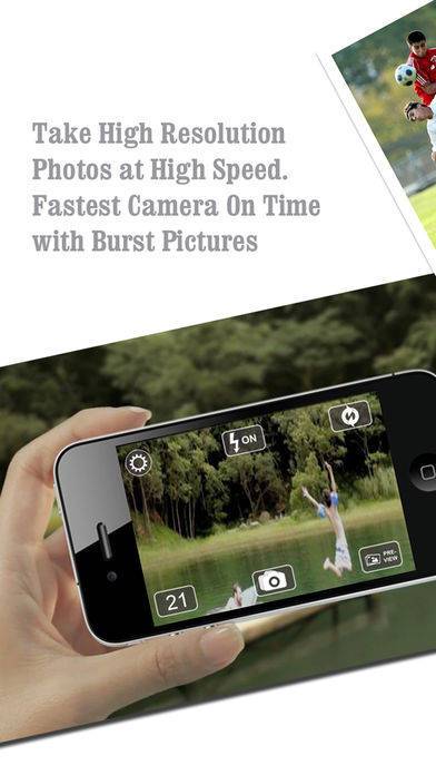 「FastPix - Fastest Touch Burst Pic Cam」のスクリーンショット 1枚目