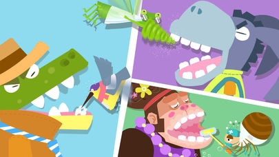 「歯医者さんごっこーBabyBus　子ども・幼児教育アプリ」のスクリーンショット 2枚目
