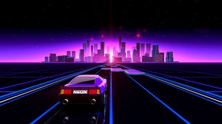 「Neon Drive - '80s style arcade」のスクリーンショット 1枚目