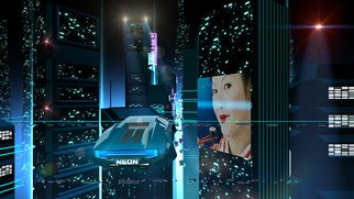 「Neon Drive - '80s style arcade」のスクリーンショット 3枚目