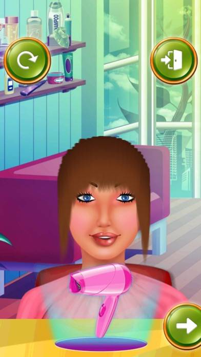 「美容師 女の子のためのゲーム ガールズ 美容院の女性」のスクリーンショット 3枚目