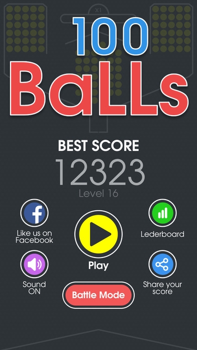 「100 Balls - Tap to Drop the Color Ball Game」のスクリーンショット 3枚目