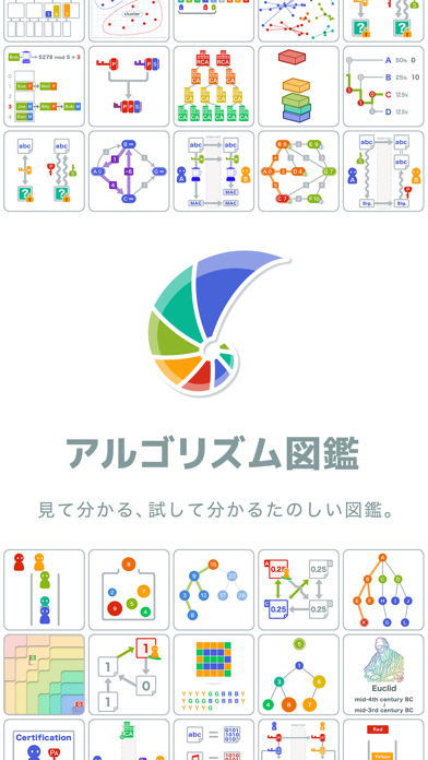 「アルゴリズム図鑑」のスクリーンショット 1枚目