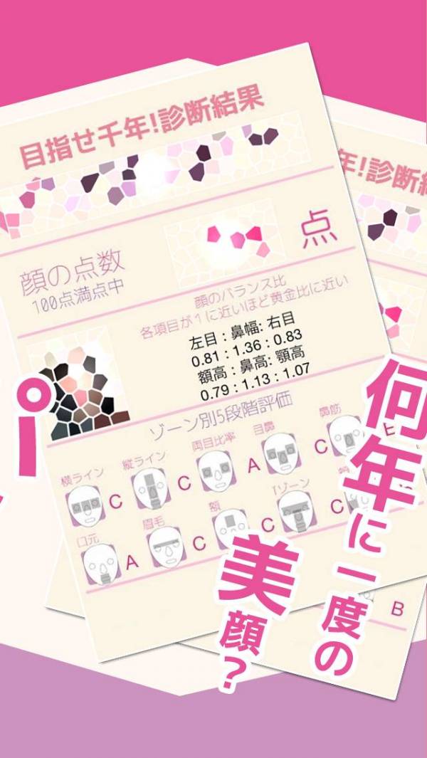 すぐわかる 何年に一度 美顔診断カメラ Appliv