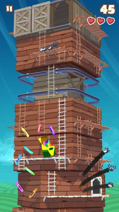 「Twisty Sky - Endless Tower Climber」のスクリーンショット 2枚目
