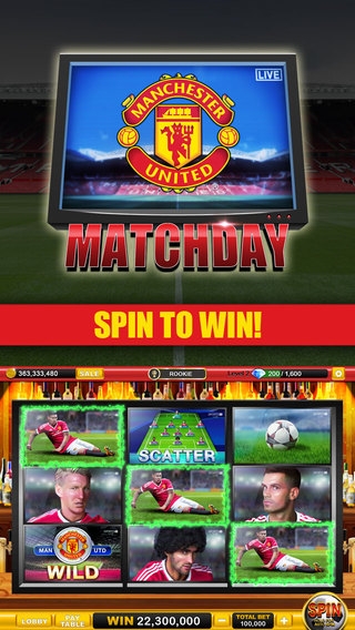 「Manchester United Social Slots」のスクリーンショット 1枚目