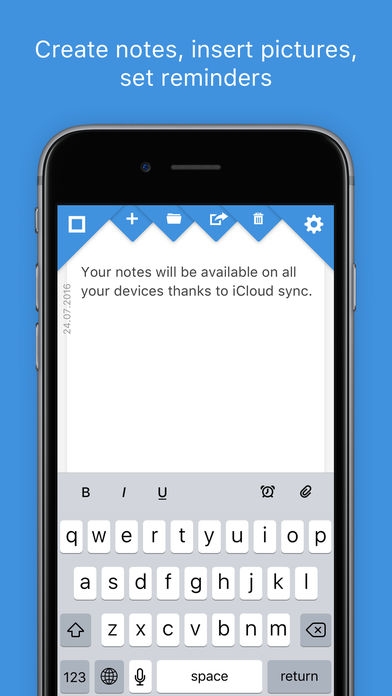 「Squarenotes - manage your notes and photos」のスクリーンショット 2枚目