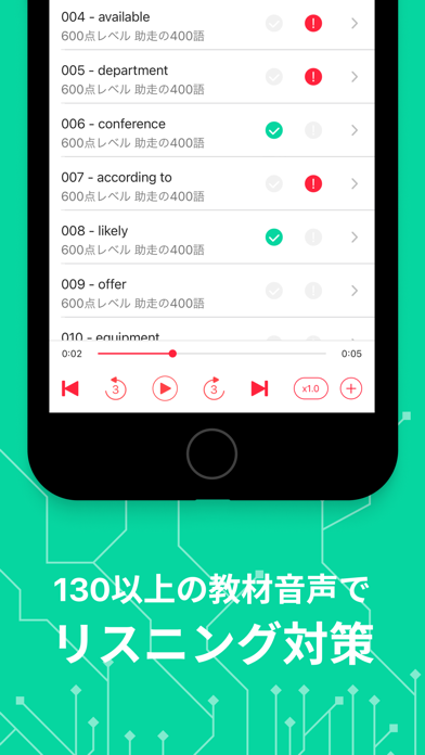 「abceed - TOEIC®・英検・英会話・英単語」のスクリーンショット 2枚目