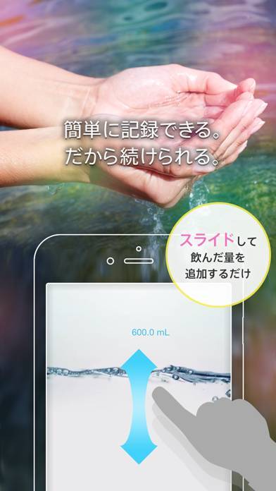 「ウォーターライフ- 健康、美容、ダイエットの水記録アプリ-」のスクリーンショット 3枚目